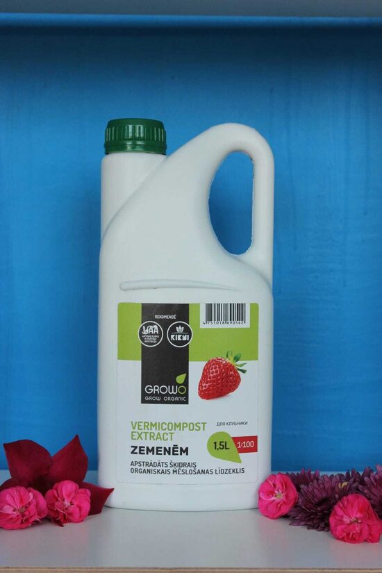 Organiskais mēslojums zemenēm 1.5L 